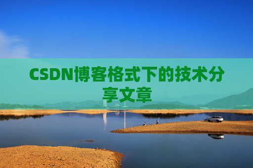CSDN博客格式下的技术分享文章